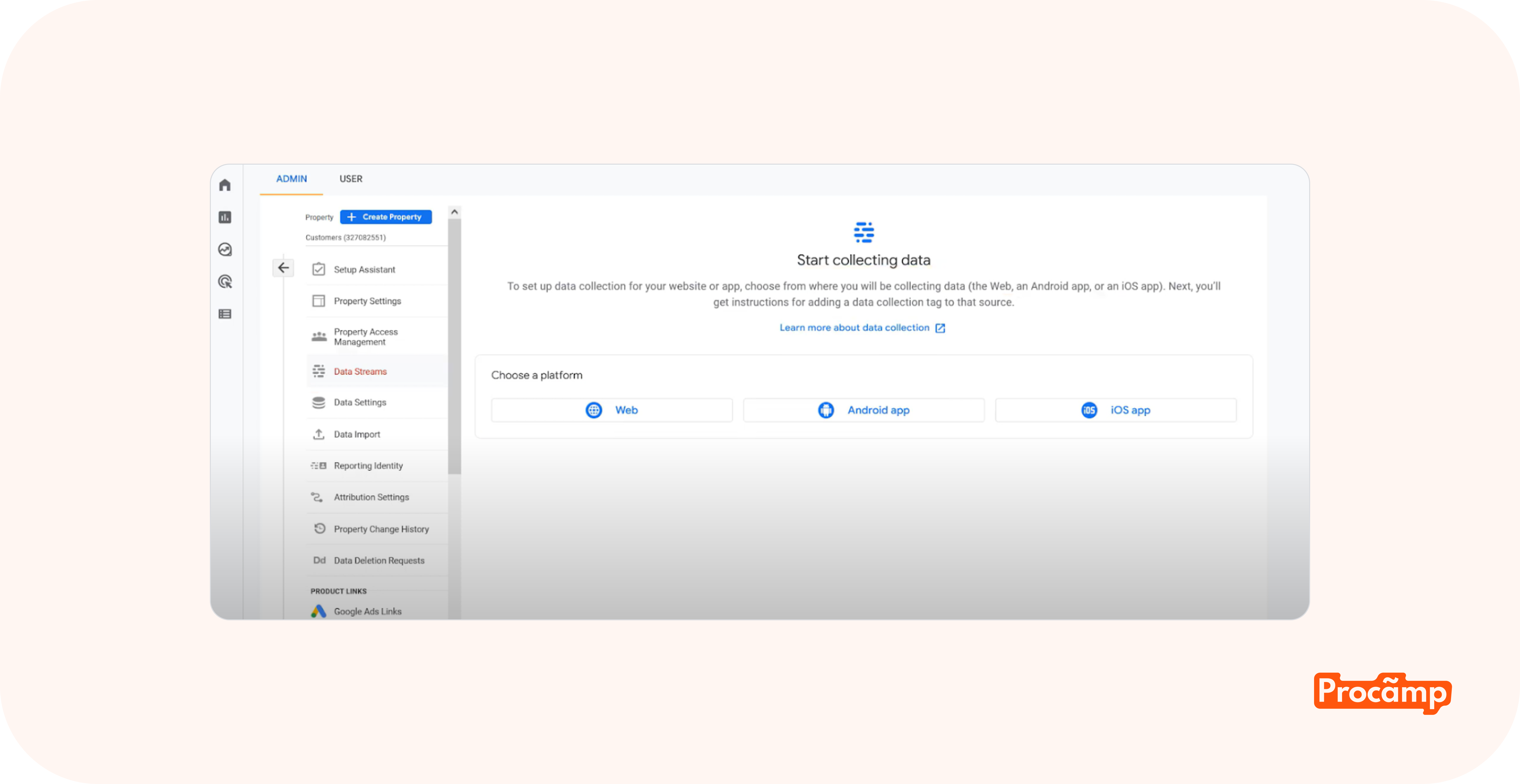 Налаштування потоків даних у Google Analytics 4 для сайту або додатку